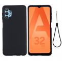 Samsung Galaxy A32 5G Liquid Silicone Case with Strap