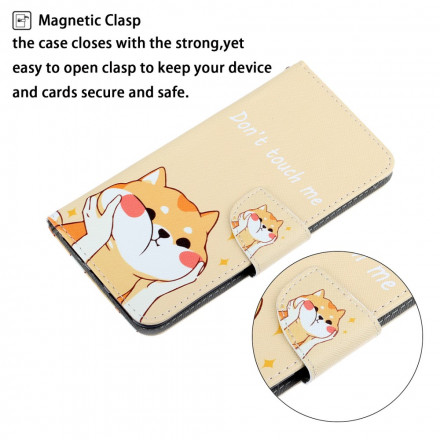 Case Samsung Galaxy A52 5G Cat Don't Touch Me with Lanyard