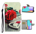 Case Samsung Galaxy A52 5G Colorful Flowers with Strap