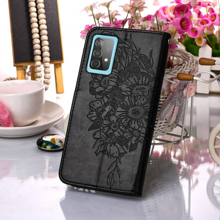 Case Samsung Galaxy A52 5G Butterfly Design with Strap