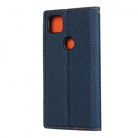 Flip Cover Google Pixel 4a Genuine Leather Lychee Strap Flip Cover Google Pixel 4a Genuine Leather Lychee Strap