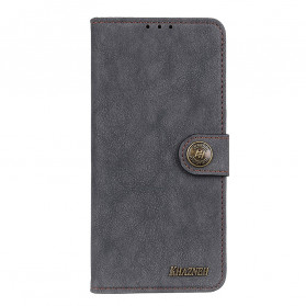 OnePlus 9 Pro Retro Split Leather Case KHAZNEH