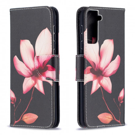 Samsung Galaxy S21 Plus 5G Pink Flower Case Samsung Galaxy S21 Plus 5G Pink Flower Case