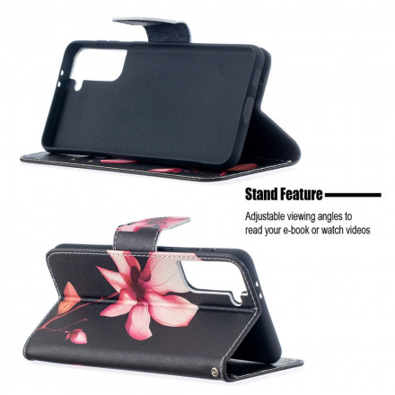 Samsung Galaxy S21 Plus 5G Pink Flower Case Samsung Galaxy S21 Plus 5G Pink Flower Case