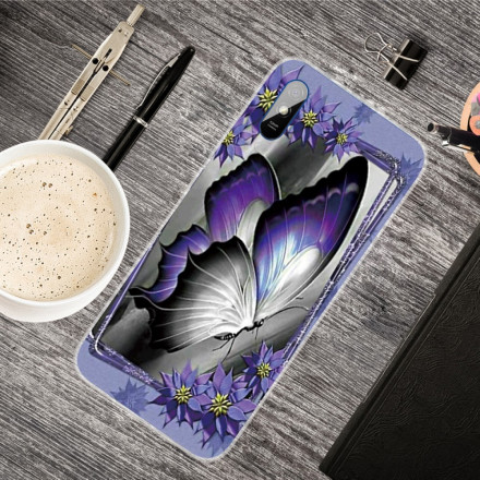 Xiaomi Redmi 9A Butterfly Case Royal