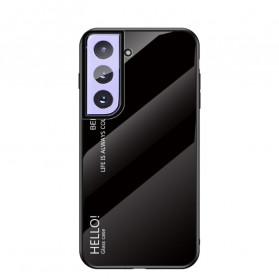 Samsung Galaxy S21 Plus 5G Tempered Glass Case Hello
