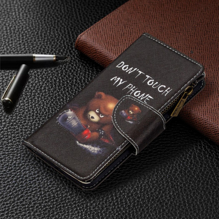 Xiaomi Redmi Note 8T Case Zipped Pocket Bear