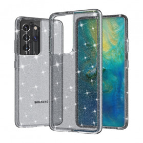 Samsung Galaxy S21 Ultra 5G Transparent Glitter Cover
