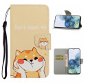 Case Samsung Galaxy S21 Ultra 5G Cat Don't Touch Me with Lanyard