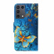 Case Samsung Galaxy S21 Ultra 5G Variations Butterflies with Strap
