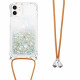 Case iPhone 12 Mini Glitter and Cord