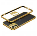 Case iPhone 12 Mini Transparent Rebords Alliage Aluminium