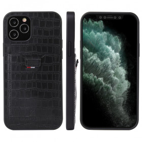 Case iPhone 12 / 12 Pro Style Crocodile Skin Card Case