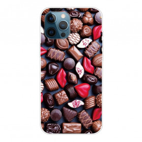 Case iPhone 12 / 12 Pro Flexible Chocolat