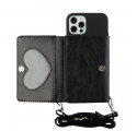 Case iPhone 12 / 12 Pro Shoulder Strap Card Holder