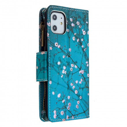 Case iPhone 11 Zipped Pocket Tree