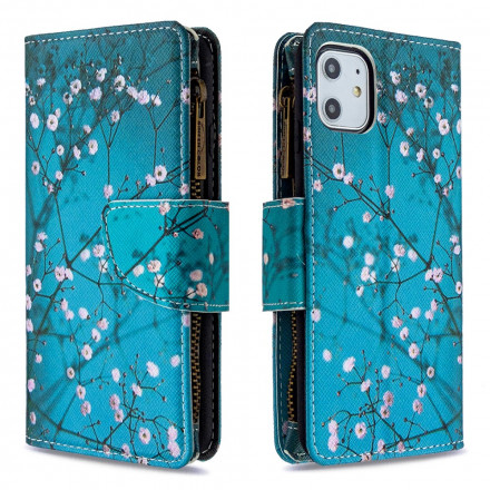 Case iPhone 11 Zipped Pocket Tree