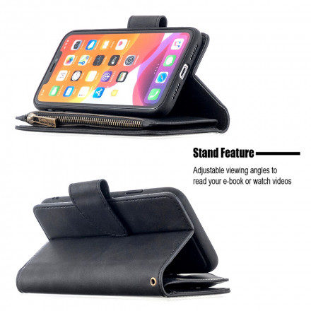 Multi-Functional iPhone 11 Case with Zippered Pocket