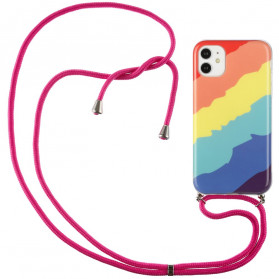 iPhone 11 Rainbow String Case