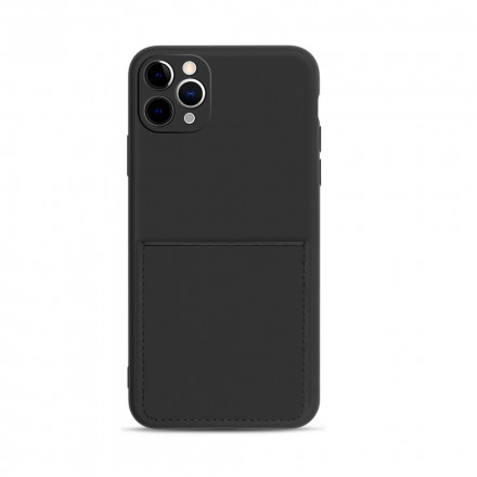 Case iPhone 11 Pro Silicone et Simili Cuir Porte Carte