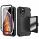 iPhone Hybrid Case Card Holder and Mirror