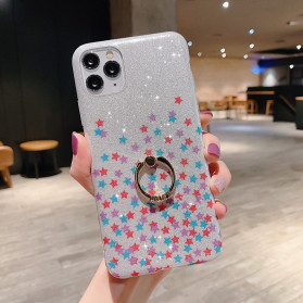 Case iPhone 11 Pro Glitter Stars Ring