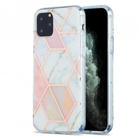 Case iPhone 11 Pro Marble Geometric Flashy
