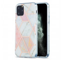Case iPhone 11 Pro Marble Geometric Flashy