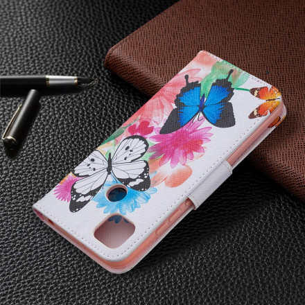 Xiaomi Redmi 9C Incredible Colorful Butterflies Case
