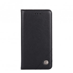 Flip Cover Xiaomi Redmi 9C Style Cuir Rivet