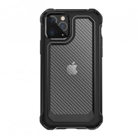 iPhone 11 Pro Max Clear Carbon Fiber Texture Case