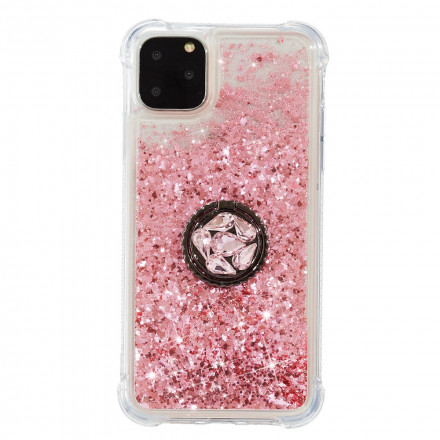 iPhone 11 Pro Max Glitter Case with Ring Support