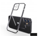 iPhone 11 Pro Max Transparent Metal Rims Case SULADA