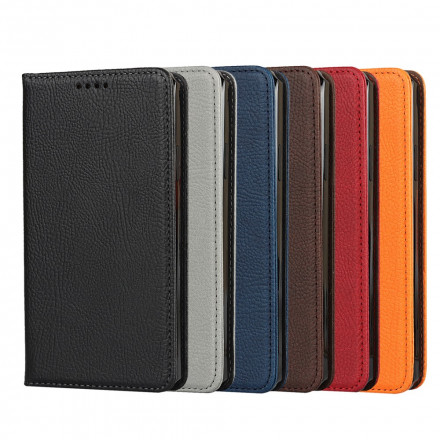 Flip Cover iPhone 11 Pro Max Genuine Leather Lychee Detachable Cover