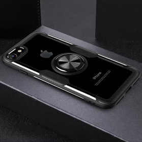 iPhone SE 2 Transparent Ring and Carbon Case