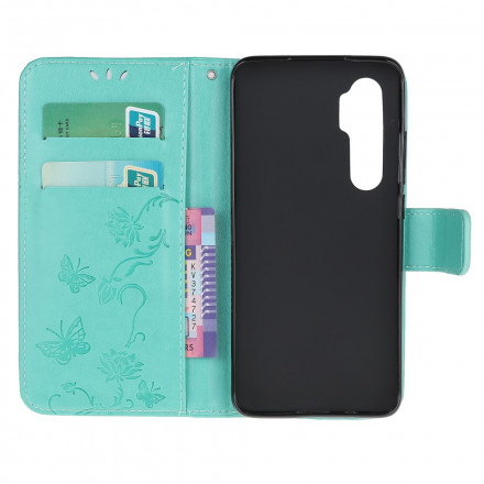 Xiaomi Mi Note 10 Lite Case Butterflies and Asian Flowers