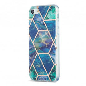 Case iPhone SE 2 / 8 / 7 Silicone Marble Geometry