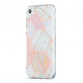 Case iPhone SE 2 / 8 / 7 Silicone Marble Geometry