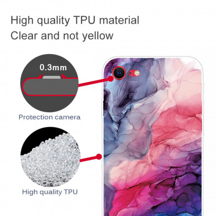 Case iPhone SE 2 / 8 / 7 Marble Colored
