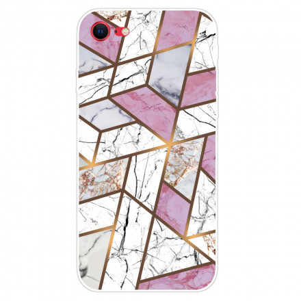 Case iPhone SE 2 / 8 / 7 Geometric Marble
