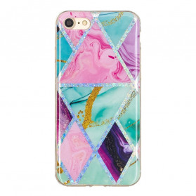 iPhone SE 2 / 8 / 7 Marble Glitter Design Case