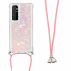 Xiaomi Mi Note 10 Lite Case Glitter and Cord