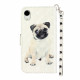 Case iPhone XR Dog Light Spots with Strap