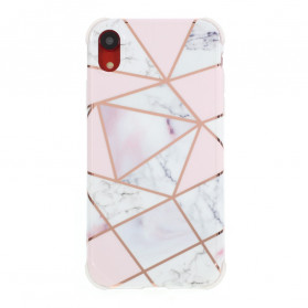 Case iPhone XR Marble Geometry Design