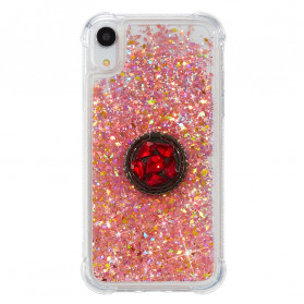 iPhone XR Glitter Case with Ring Support