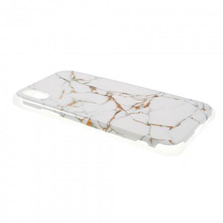 iPhone XR Style Marble Reinforced Case