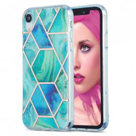 Flashy Geometric Marble iPhone XR Case