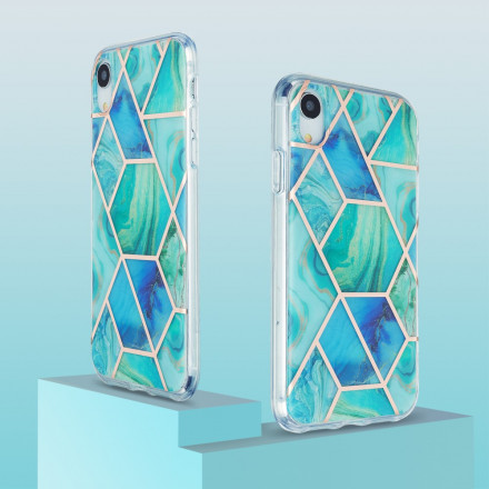 Flashy Geometric Marble iPhone XR Case