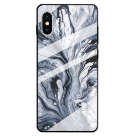 Case iPhone X / XS Tempered Glass Marble