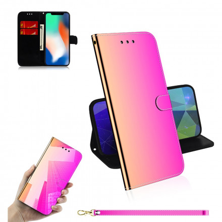 iPhone XS Leatherette Cover Mirror